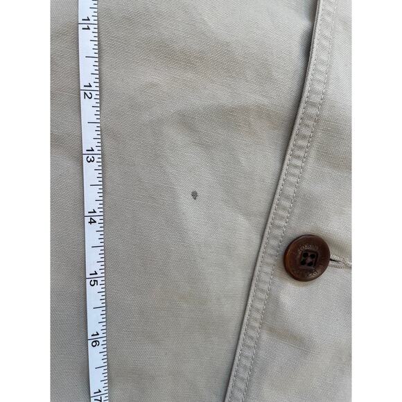 L.L. Bean Vintage Beige Barn Jacket/Chore Coat Wildlife Print Lining Corduroy XL - Picture 12 of 16